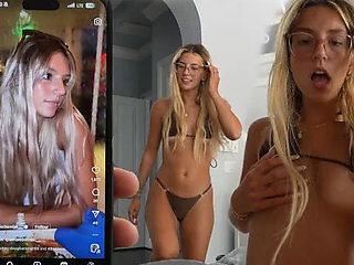 I Caught My Step Bro Watching My Tik Toks.... then He Creampied Me!