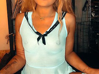 Blonde Slut Dancing