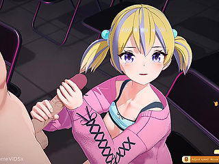 HoneyCome - Girl start masturbating on stage so i decided to join her