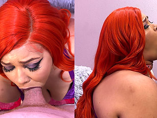 Blowjob POV and Side View Dual Screen