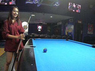 Asian amateur babe stars in steamy POV reality show