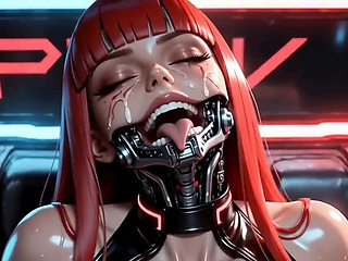 A Female Android with Huge Breasts Was Passionately Fucked by Her Creator. Waifu Hentai Animation