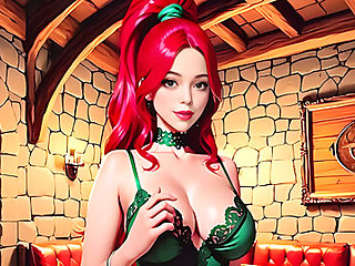 Divine Elixir - Fantasy Sorceress Summons A Dungeon Master For An Intimate Ritual Ai Animation